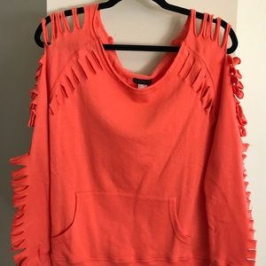 Women’s casual open cut out sleeves.